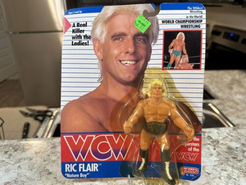 1990 Galoob WCW Ric Flair “Nature Boy”  Wrestling vintage Figure In Case - Picture 1 of 4