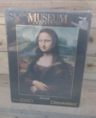 1000 PC Puzzle Mona Lisa Museum Collection Clementoni Puzzle Leonardo