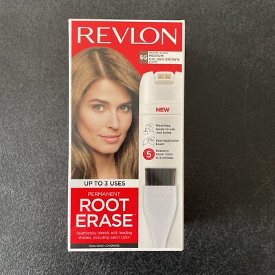 Revlon Permanent Root Erase - 5G Medium Golden Brown READ DESCRIPTION