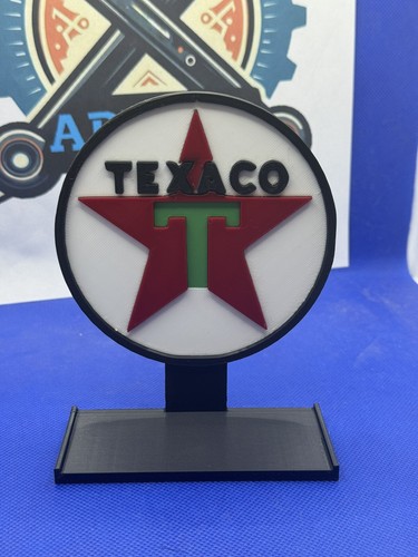 custom TEXACO oil stand 1/64 diecast display Hot wheels Hw Matchbox m2 - Picture 2 of 6