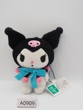 Kuromi My Melody Sanrio A0909 Furyu 2009 Strap mascot Plush 4.5" Toy Doll Japan