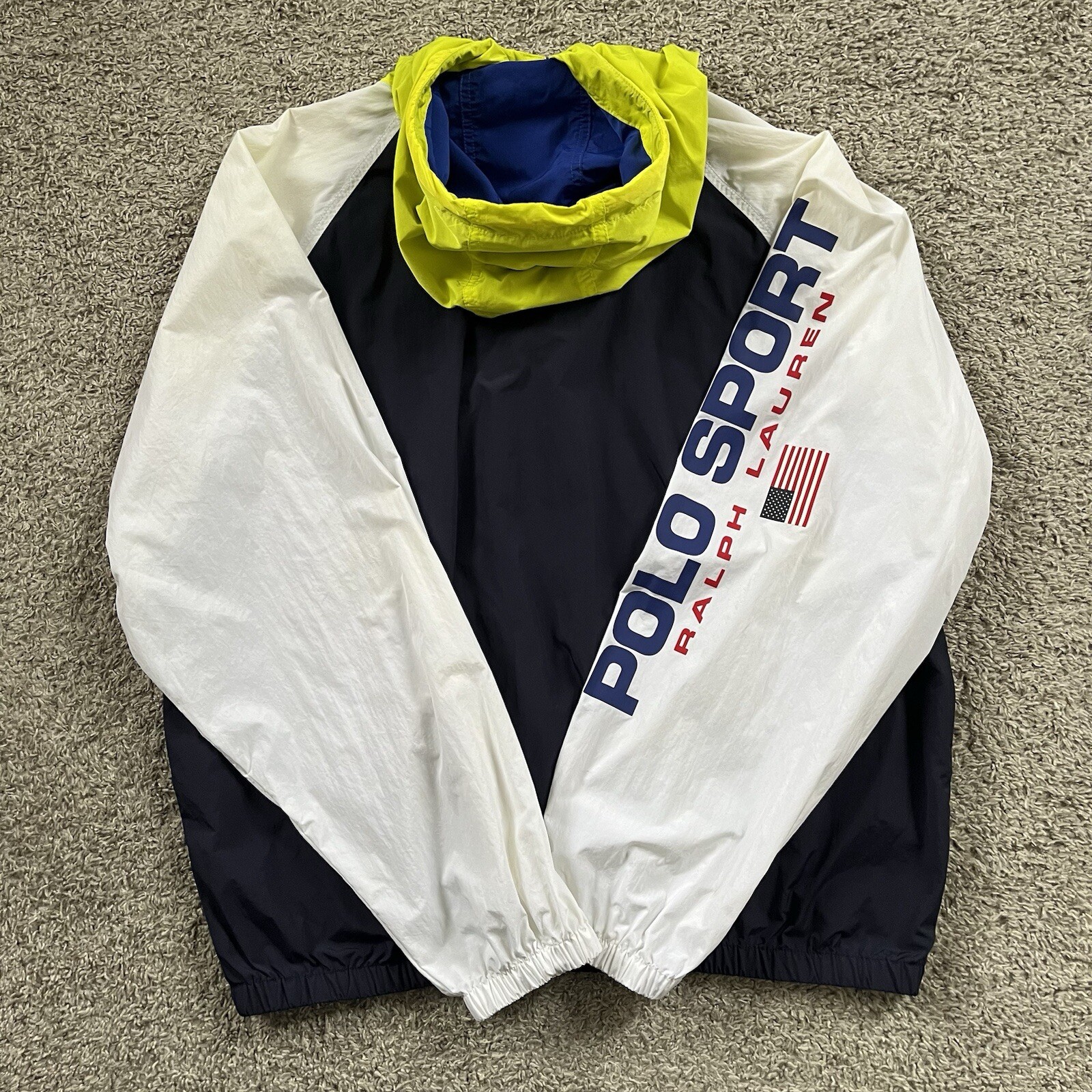 Polo Sport Jacket Size Medium Windbreaker WuTang image 6