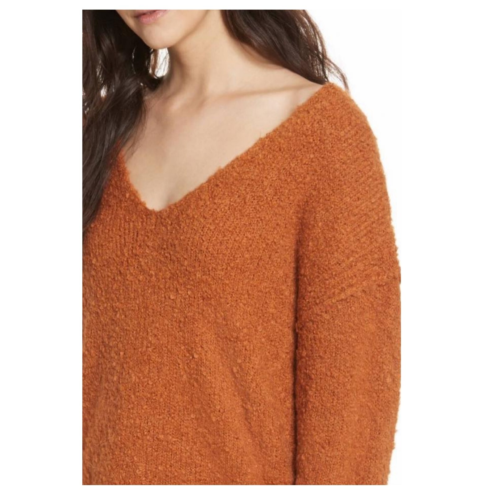 Free People Lofty V-neck Sweater - image 4