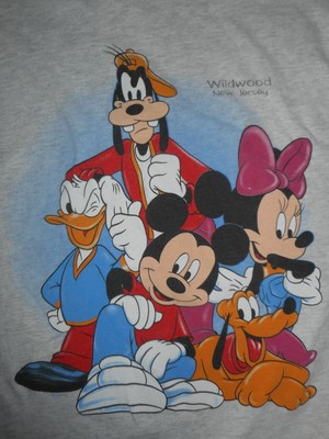 Vintage 90s Wildwood Nj Disney Mickey Minnie Goofy Pluto Donald T Shirt Xl Ebay