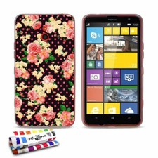 COQUE NOKIA LUMIA 1320 - ROMANTIQUE SILICONE GRIS SOUPLE (TPU)