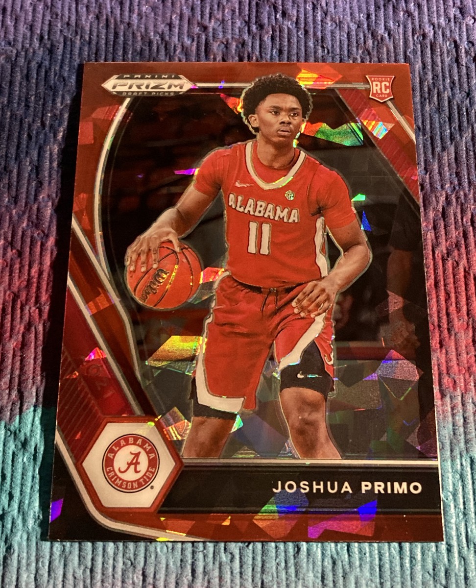 2021 Prizm Draft JOSHUA PRIMO Red Cracked Ice Prizm Rookie RC #50