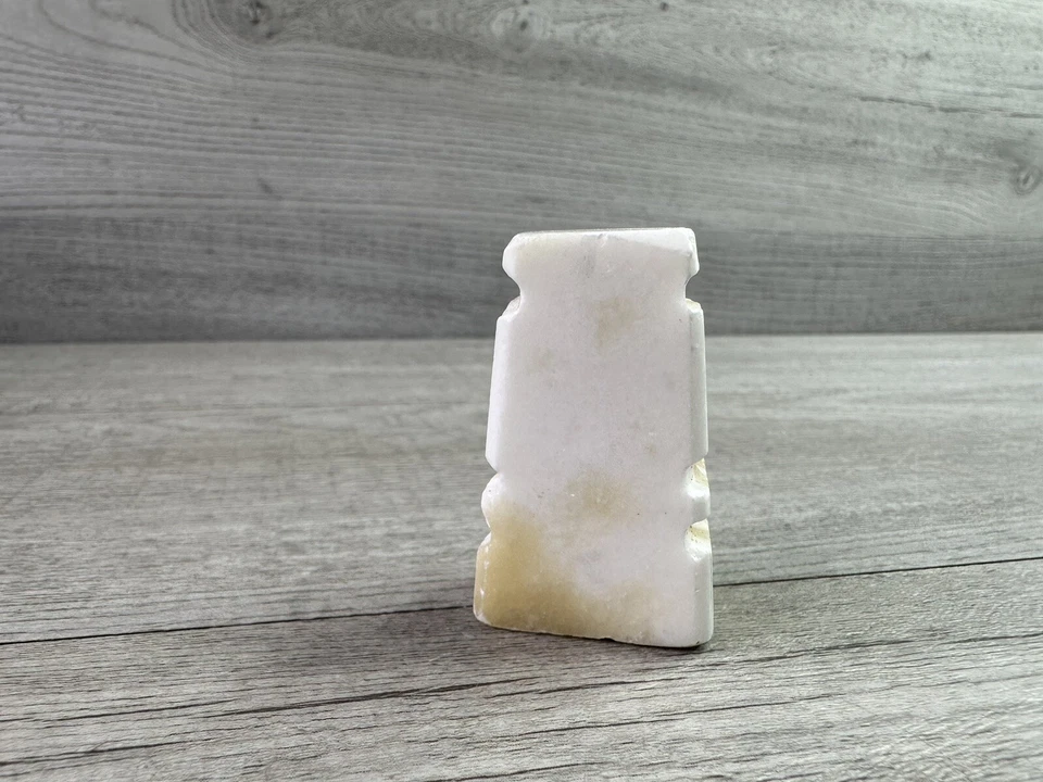 Lt. Brown White Marble / Onyx Stone Replacement Pawn Chess Piece - Image 3 of 4