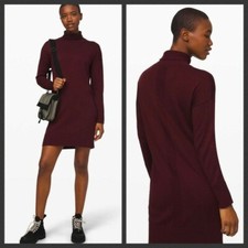 Lululemon Softer Still Dress Garnet sz S