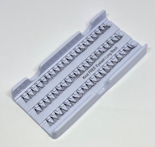 60 Pestañas Individuales de Soporte Volumen Racimo Hágalo Usted Mismo Pestañas Duraderas Estilo NATURAL Reino Unido - Imagen 8 de 21
