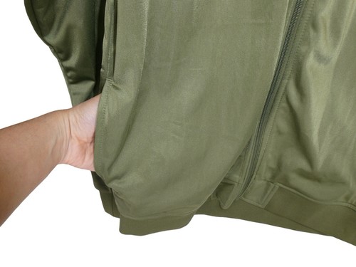 Chaqueta deportiva Kappa 222 Banda Dullo 2 para hombre con cremallera completa L verde rosa nueva con etiquetas - Imagen 8 de 12
