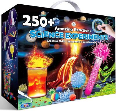 UNGLINGA 250+ Wissenschaft Experimente Kits Kinder Jungen Mädchen Spielzeug Geburtstagsgeschenke MINT