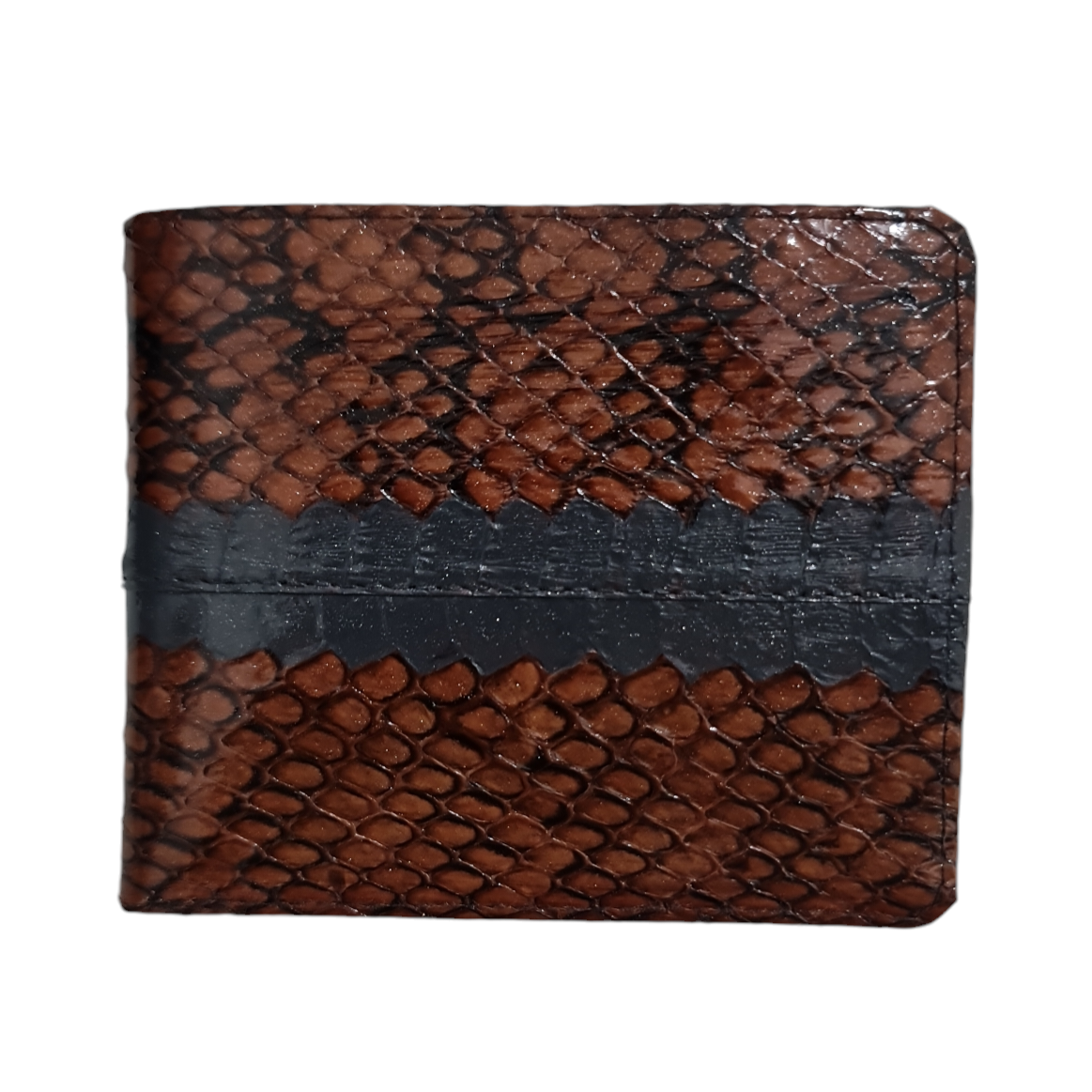 Genuine Brown Cobra Snake Skin Men's Wallet Bifold SnakeWallet