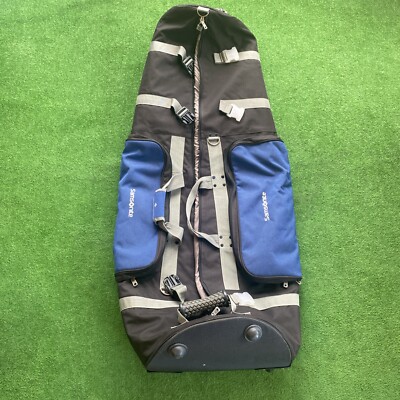 Samsonite Golf Black/Blue/Gray Rolling Travel Bag Soft Cover | eBay