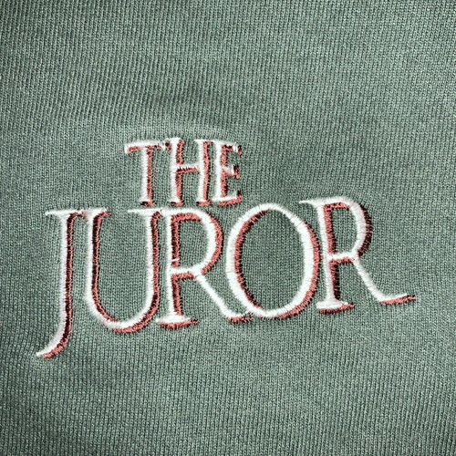 Felpa girocollo The Juror vintage film anni 90 crop XL abbigliamento retrò film verde - Foto 2 di 6