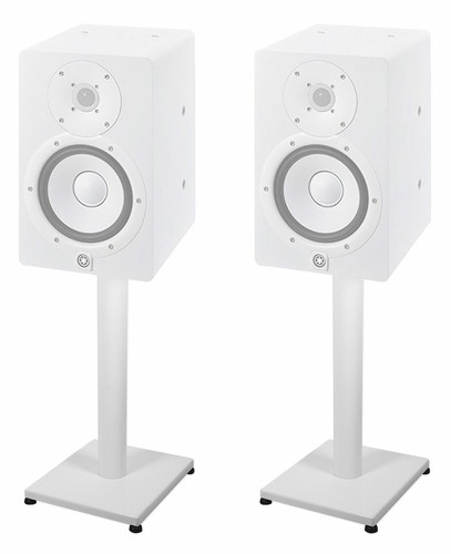 White 21” Steel Stands For Monitor 