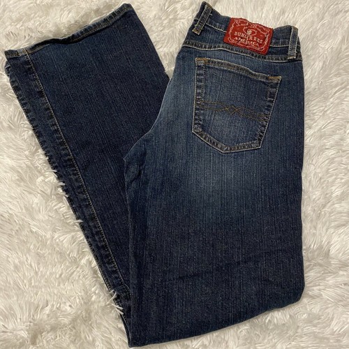 Lucky Brand Womens SIze 10 / 30 Blue Denim Midrise Flare Jeans 32" Inseam EUC