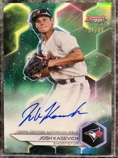 2023 Bowman’s Best Of 2023 Auto Green /99 Josh Kasevich #B23-JK Blue Jays