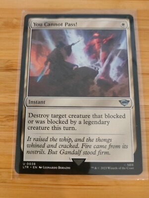 MTG You Cannot Pass! 0038 Herr der Ringe M/NM Kostenloser Versand UK