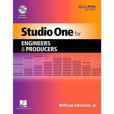 Hal Leonard Studio One For Engineers & Producers Quick Pro Guides Bk/DVD-ROM