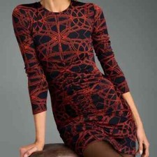 NWT ZARA RUCHED FRONT DRESS SIZE M