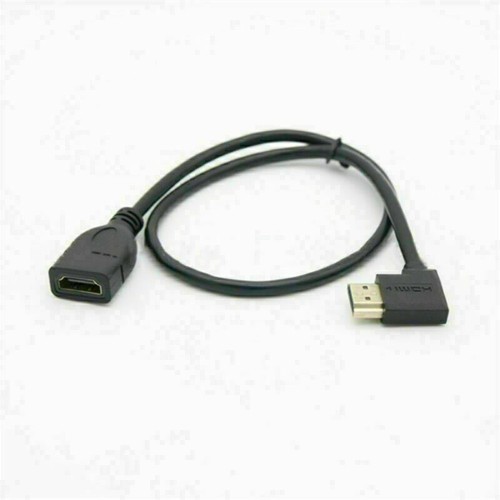 90 Degree HDMI Male to HDMI Female Converter Adapter Video Cable Cord - Picture 12 of 14
