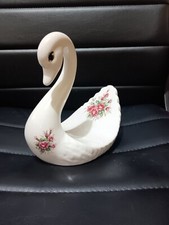 Vintage Athena Ceramic Swan Towel Holder