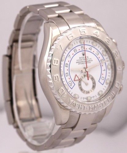 MINT Rolex Yacht-Master II 116689 18K WHITE GOLD 44mm Regatta Oyster Watch BOX - Picture 4 of 8