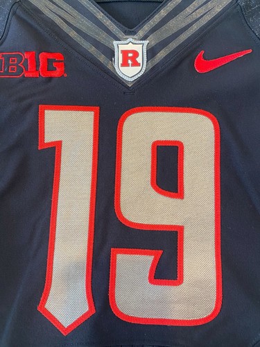 NIKE Rutgers Football Game Worn Issued Jersey Big Ten NCAA F.A.M.I.L.Y. Size 38 - Picture 2 of 12