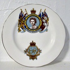 St George Bone China commemorative plate Quee...