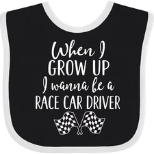 Inktastic Future Race Car Driver Childs Baby Bib Boys Clothing Infant