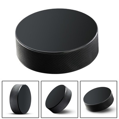 2 Stück elastische Gummi Hockey Pucks für Indoor für Bodenbohrer und Spiele