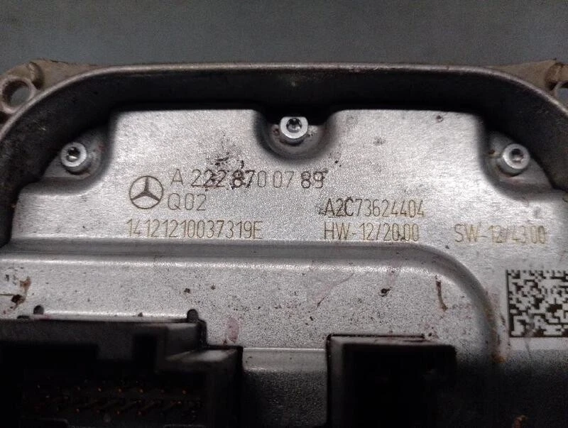 A2228700789 centralina luce xenon per MERCEDES-BENZ CLASE C (W205) FAMILIAR 2.1 - Immagine 3 di 3