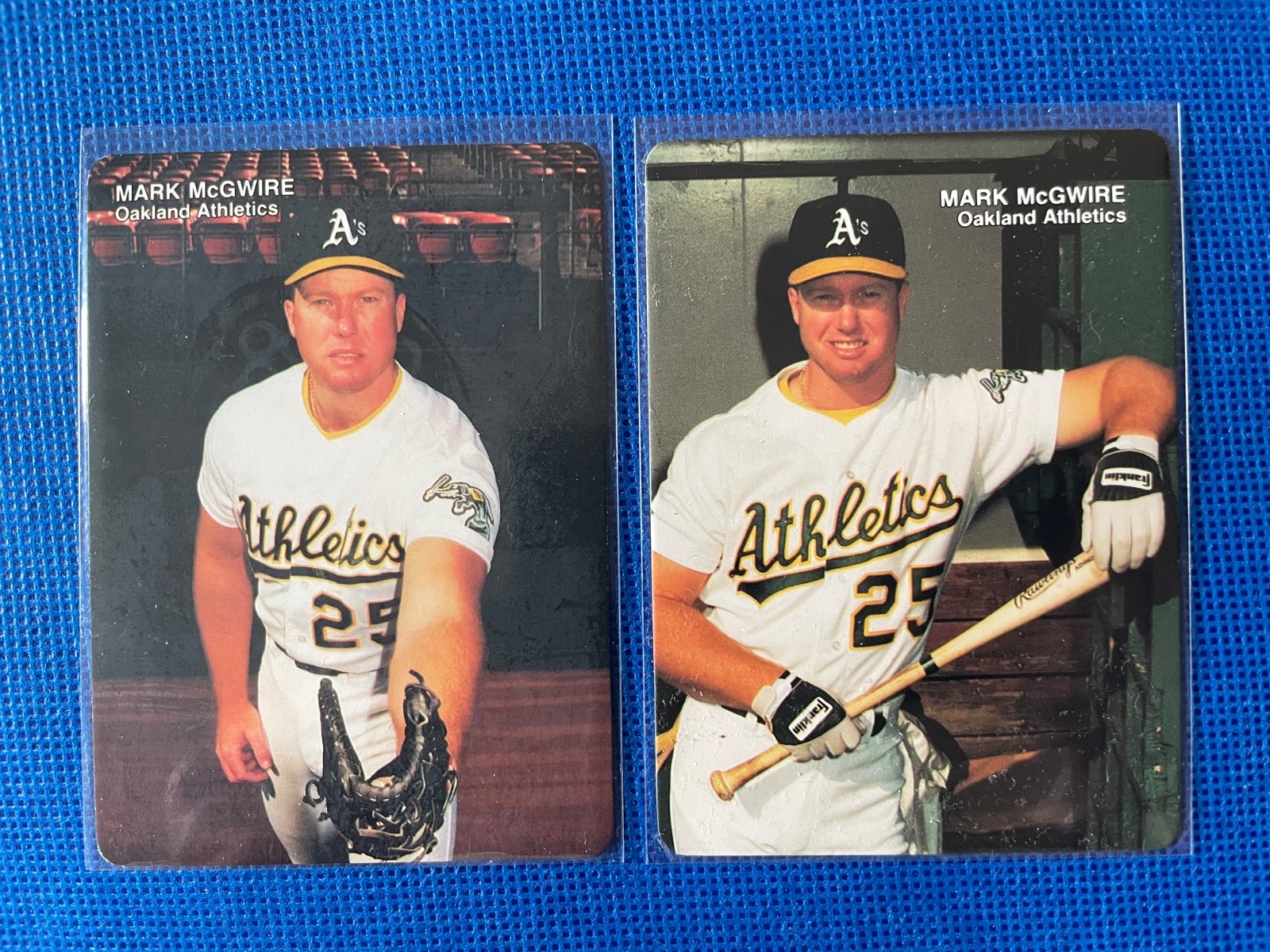 1990 Mother's Cookies Mark McGwire Oakland A's (#2&3)