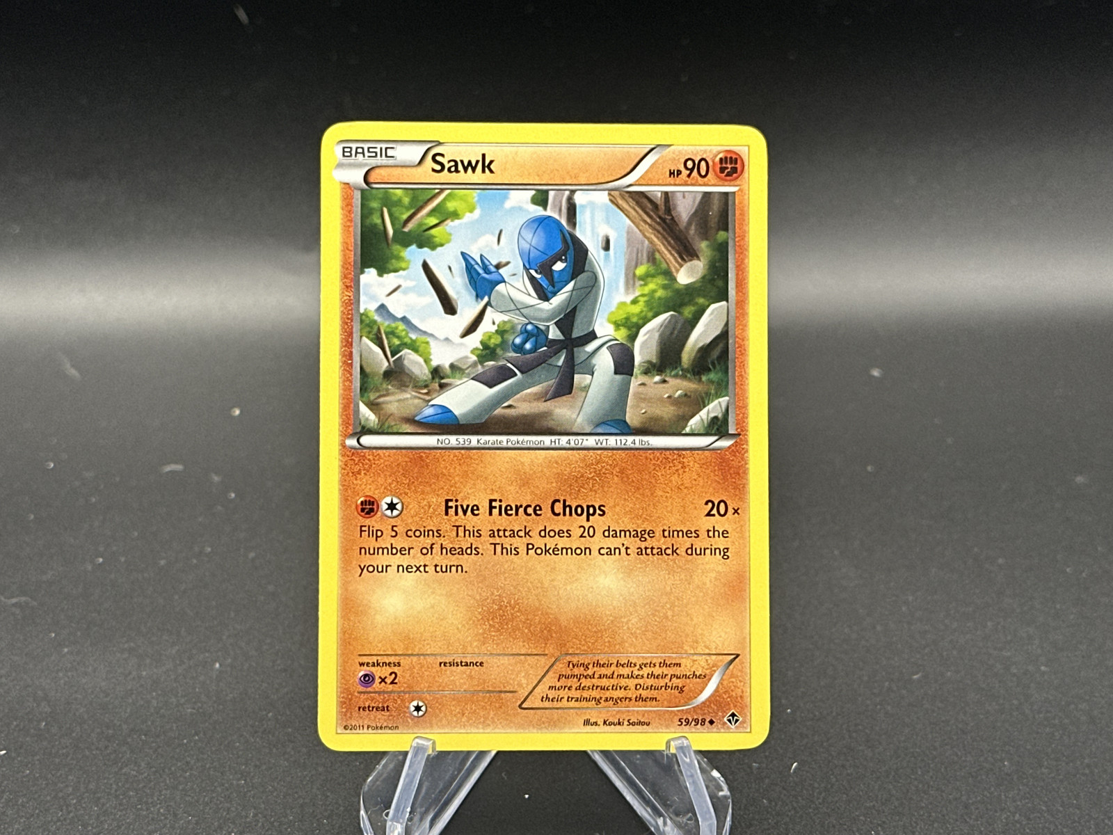 Sawk - 59/98 Emerging Powers - Pokémon TCG - 2011