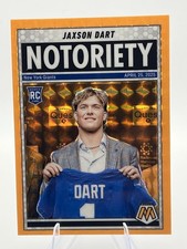 Panini 2025 Mosaic Jaxson Dart Giants Notoriety Rookie Insert Prizm #11