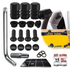 4set Anti Theft License Plate Screws License Plate Fasteners Style 2 4set Anti Theft License Plate Screws License Plate Fasteners Style 2
