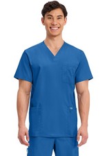 Scrubs Cherokee Workwear Revolution Men V Neck Top WW670 ROY Royal Free Ship