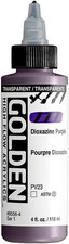 High Flow Acrylic Paint, Transparent Dioxazine Purple, 4 Fl Oz