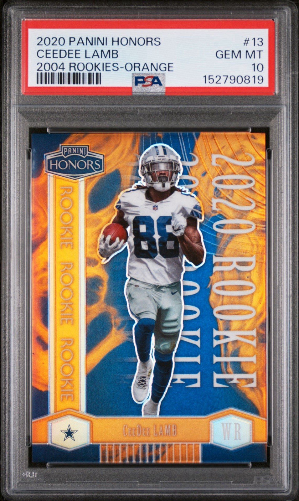 2020 Panini Honors - 2004 Honors Rookies CeeDee Lamb #13 Orange Prizm /20 (RC)