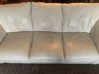 natuzzi leather sofa