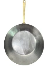 VTG Paul Revere 1801 10.5" Saute Skillet Frying Pan Copper Bottom Brass Handle