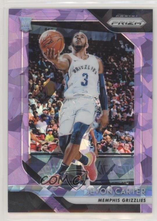 2018-19 Panini Prizm Purple Ice Prizm 127/149 Jevon Carter #76 2sw