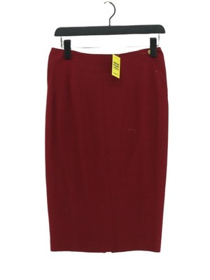 Twin Set Women's Midi Skirt S Red Polyester