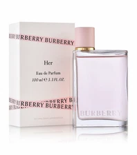 Burberry Her Eau De Parfum For Women 3.3 Oz Fresh Scent New In Box Sealed