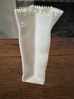Vintage Avon 1986 Ceramic White Bag 6" Vase Celebrating 100 Years
