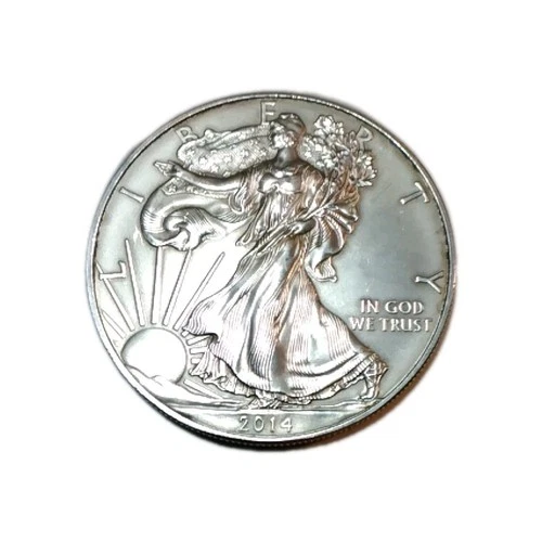 2014 $1 American Silver Eagle, US Mint, 1oz .999 Fine Silver