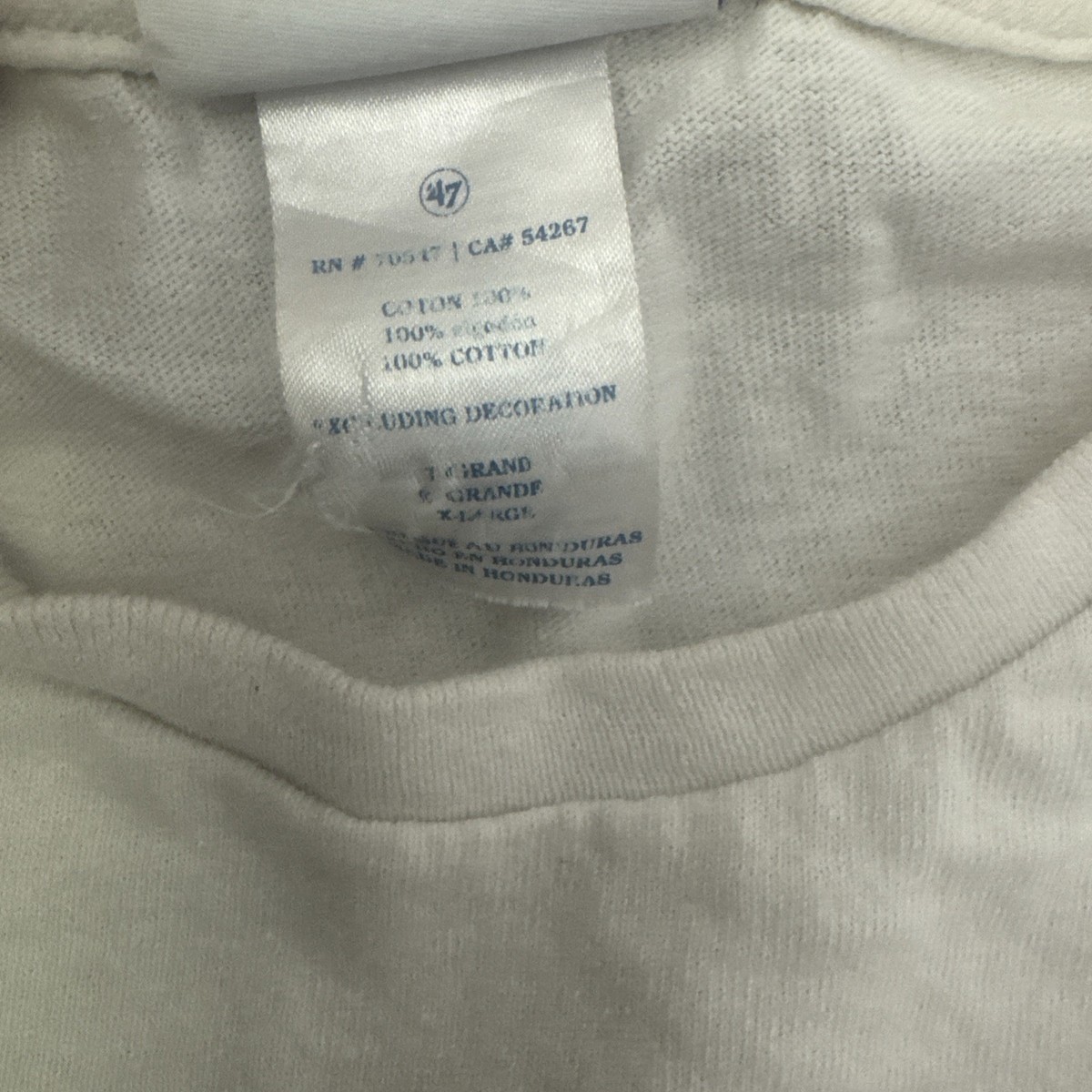 NCAA Georgetown Hoyas 1984 Champions '47 Brand Vintage Tubular T