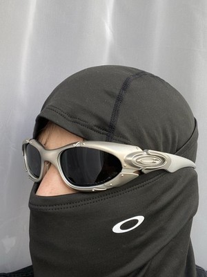 Vintage 90s Oakley Plate silver Glasses Outdoor Polarized Y2K