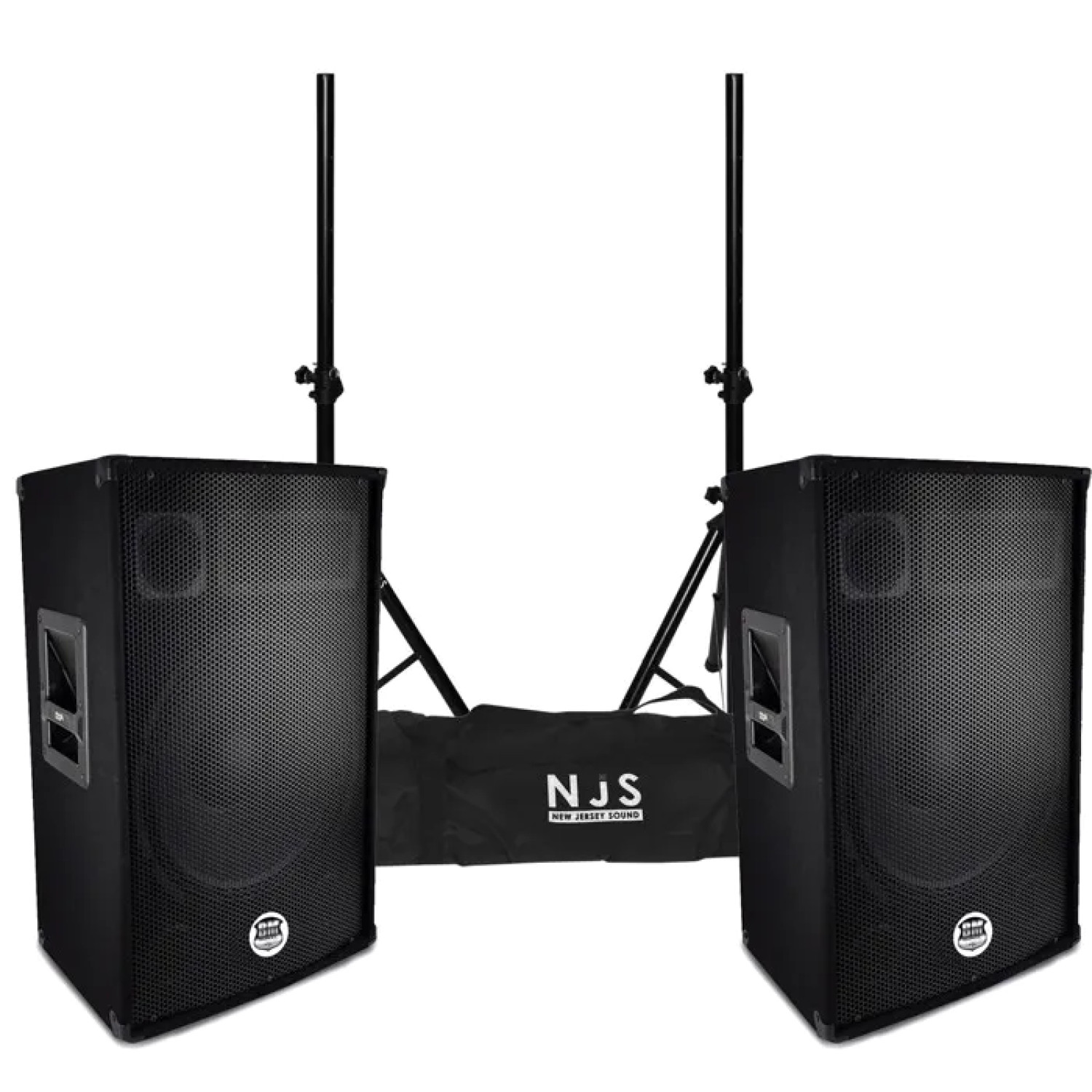 Enceintes 600W BM SONIC BMS-12 avec subwoofer 30cm et technologie acoustique Bass Reflex