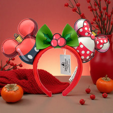 Loungefly Disney Parks Mickey Minnie Mouse Ornament Minnie Ears Headband